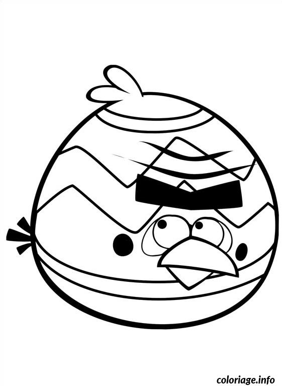 Coloriage Angry Birds Rapide Bird Dessin à Imprimer