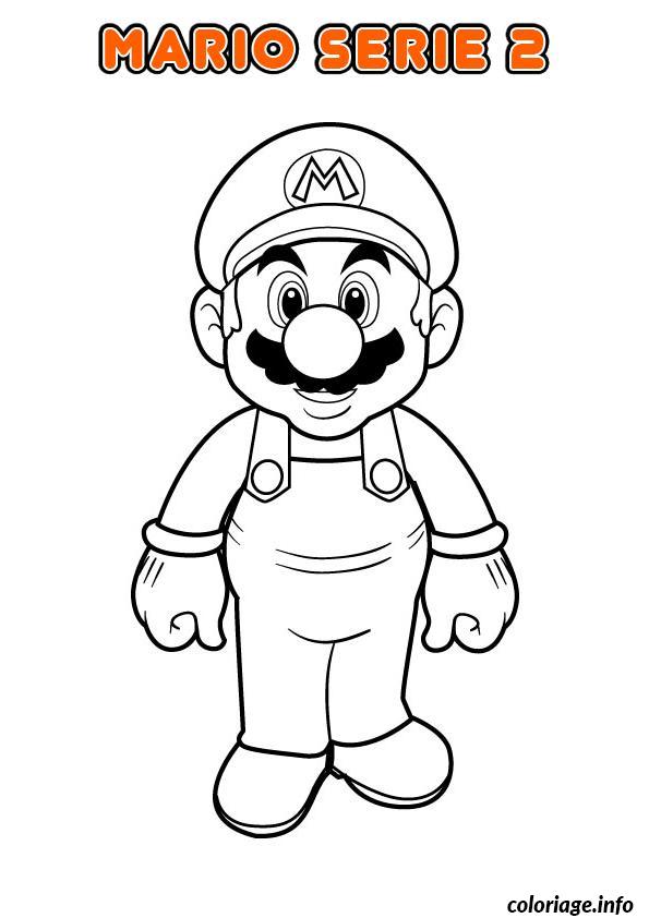 Dessin mario bros nintendo 7 Coloriage Gratuit à Imprimer