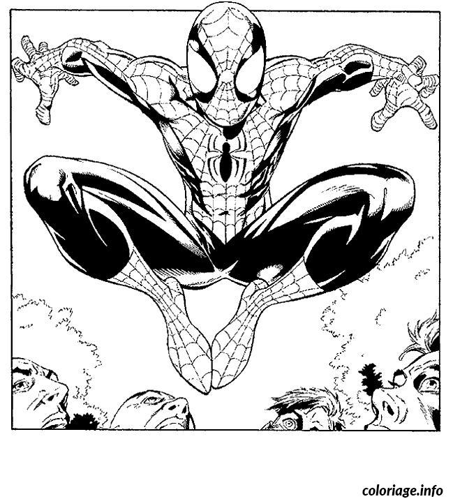 Dessin spiderman 179 Coloriage Gratuit à Imprimer