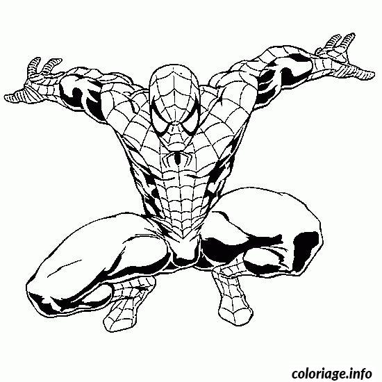 Dessin spiderman 190 Coloriage Gratuit à Imprimer