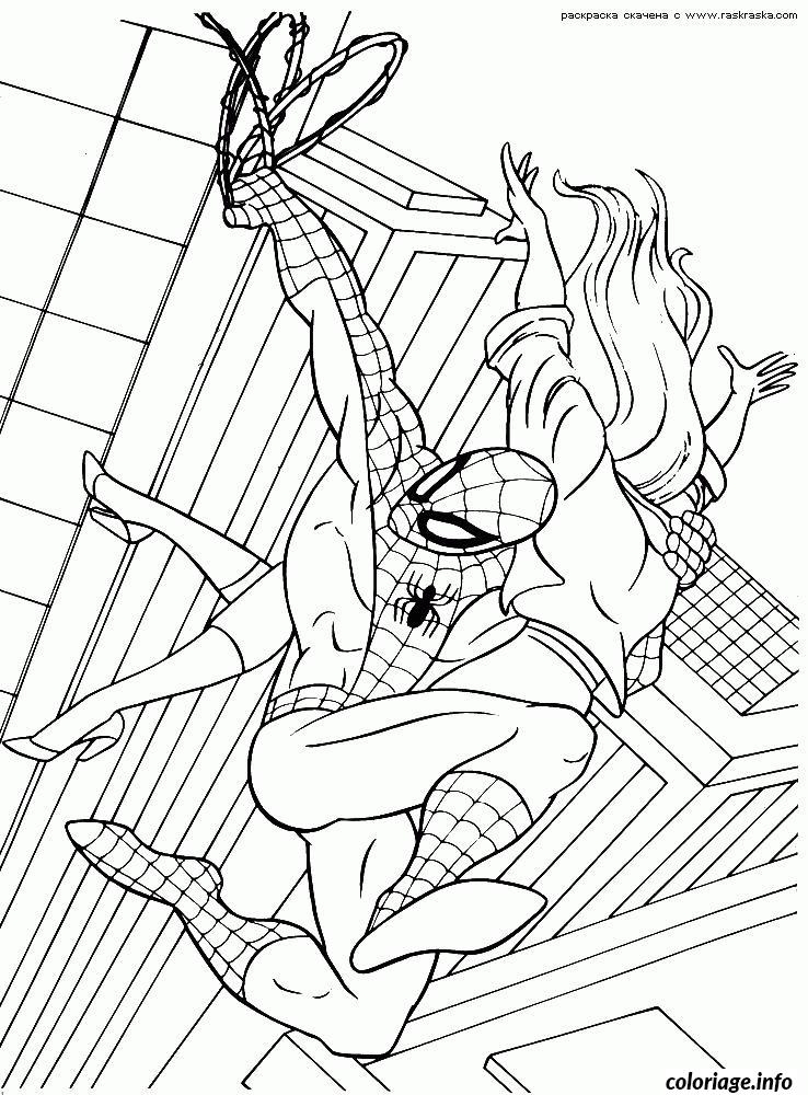 Coloriage Spiderman 241 Dessin à Imprimer