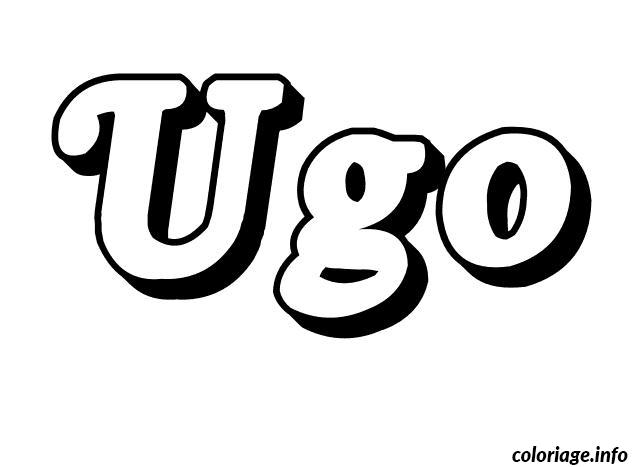 Dessin Ugo Coloriage Gratuit à Imprimer