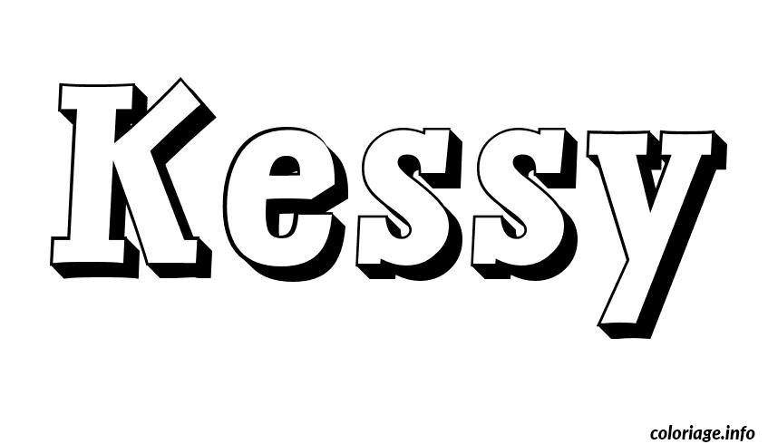 Dessin Kessy Coloriage Gratuit à Imprimer