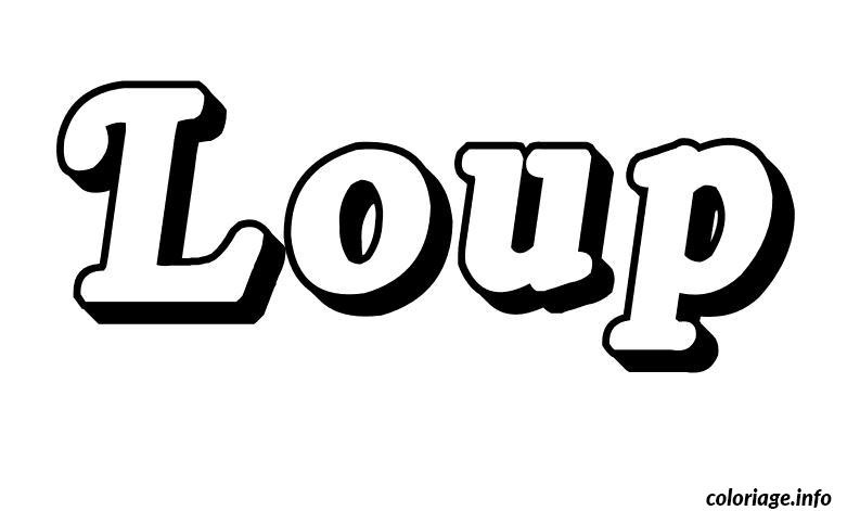 Coloriage Gratuit De Loup