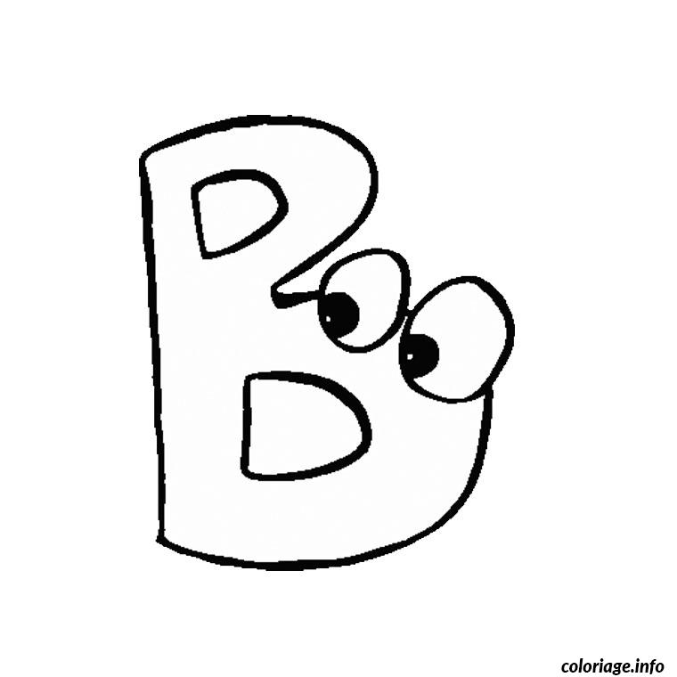 Dessin alphabet yeux Coloriage Gratuit à Imprimer