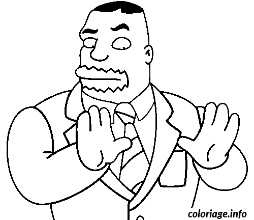 Dessin dessin simpson Drederick Tatum Coloriage Gratuit à Imprimer