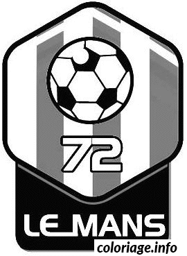 Dessin foot logo Le Mans Coloriage Gratuit à Imprimer