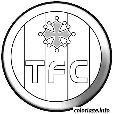 Dessin foot logo Toulouse Coloriage Gratuit à Imprimer