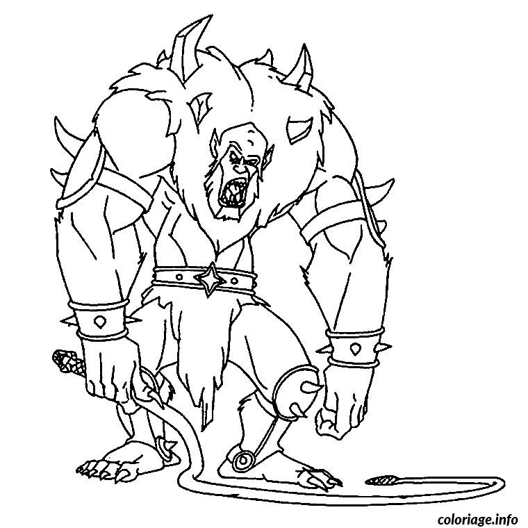 Coloriage Monstre A Imprimer