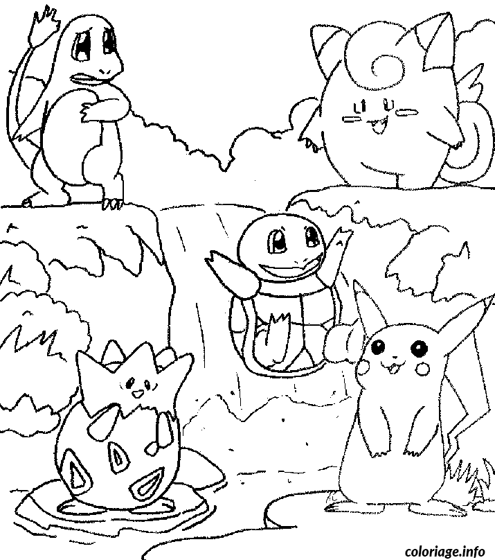 Dessins Gratuits à Colorier - Coloriage Pokemon à imprimer