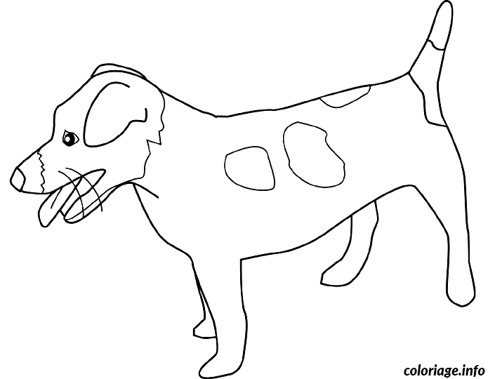Dessin dessin chien jack russell terrier Coloriage Gratuit à Imprimer