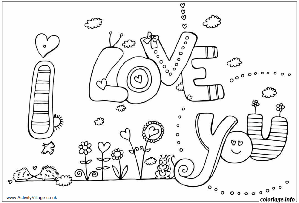 Dessin dessin amour 38 Coloriage Gratuit à Imprimer