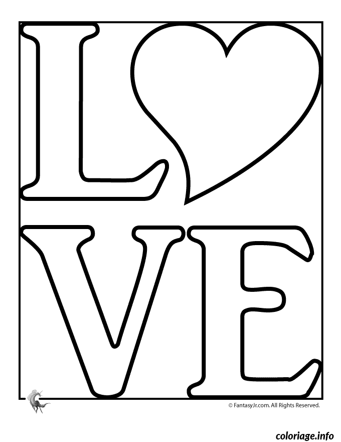 Dessin dessin amour 12 Coloriage Gratuit à Imprimer