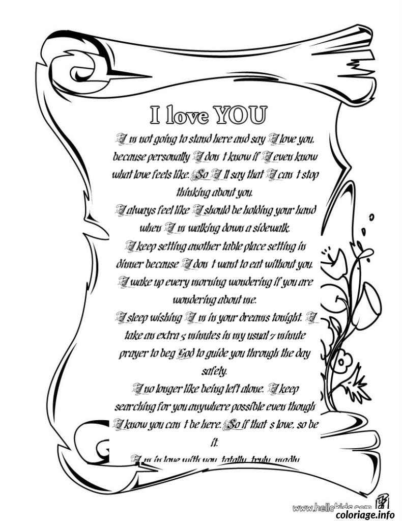 Coloriage Amour A Imprimer