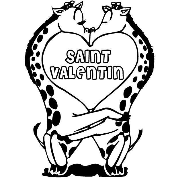 Dessin dessin saint valentin 32 Coloriage Gratuit à Imprimer