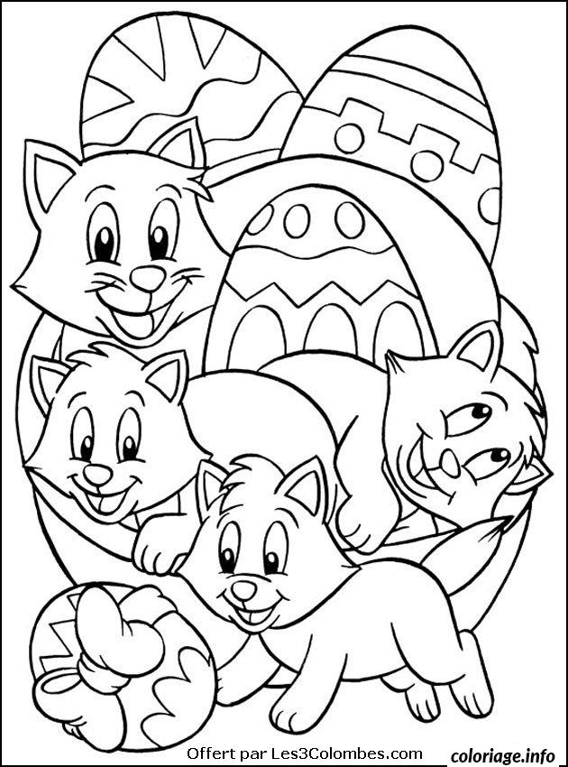 Coloriage A Imprimer De Paques Gratuit