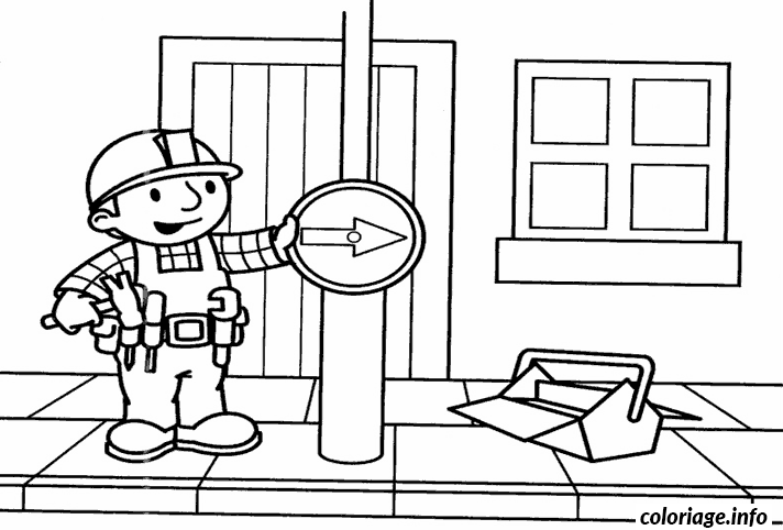 Dessin dessin bob le bricoleur 230 Coloriage Gratuit à Imprimer