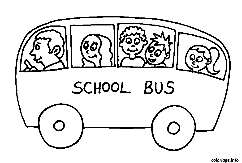 Dessin dessin bus enfant 19 Coloriage Gratuit à Imprimer