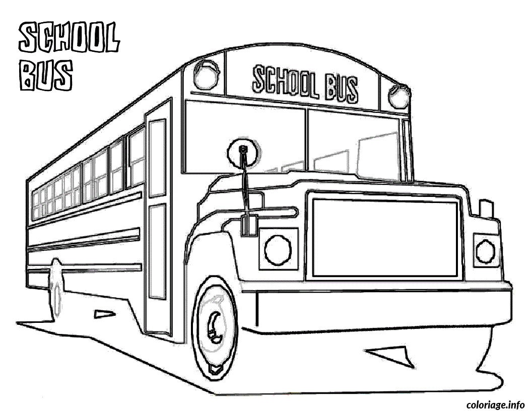 Dessin dessin bus enfant 23 Coloriage Gratuit à Imprimer