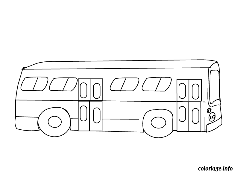 Dessin dessin bus enfant 18 Coloriage Gratuit à Imprimer