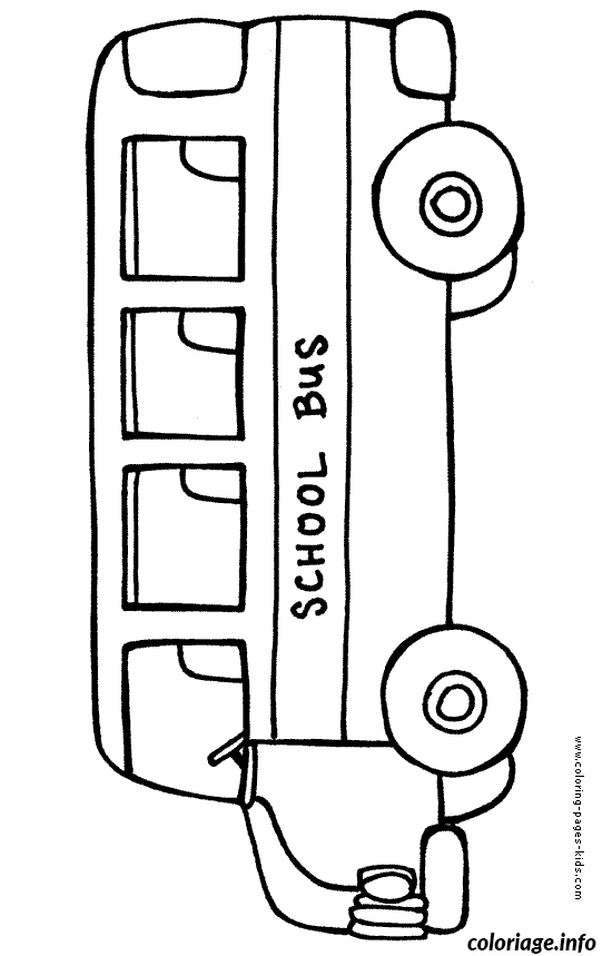 Dessin dessin bus enfant 30 Coloriage Gratuit à Imprimer