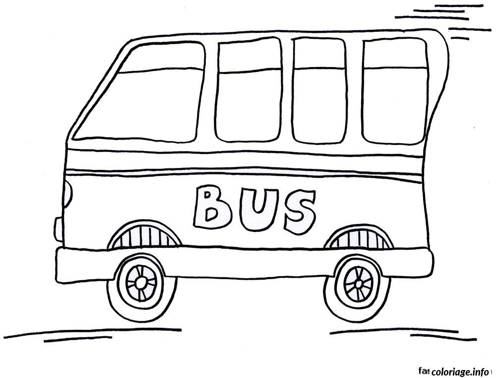 Dessin dessin bus enfant 7 Coloriage Gratuit à Imprimer