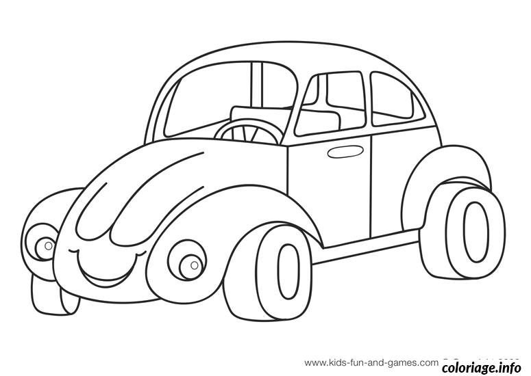 Dessin dessin voiture enfant 14 Coloriage Gratuit à Imprimer