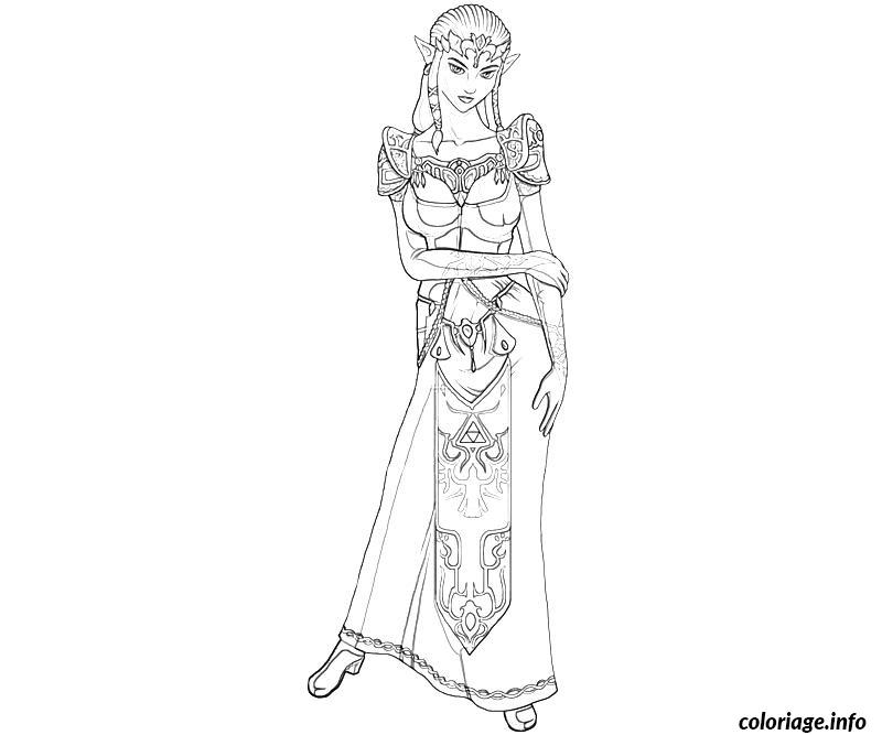 Dessin dessin zelda 38 Coloriage Gratuit à Imprimer