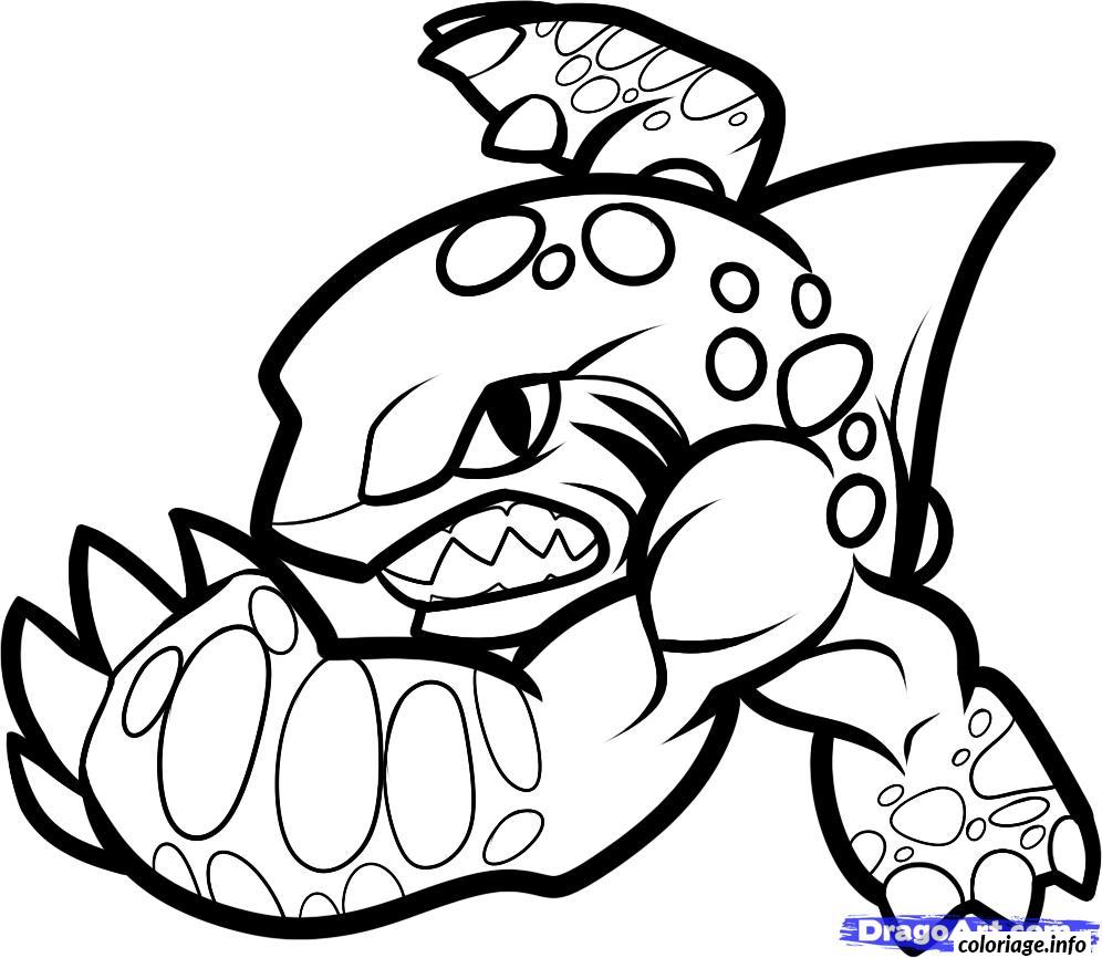 Dessin dessin skylanders 46 Coloriage Gratuit à Imprimer