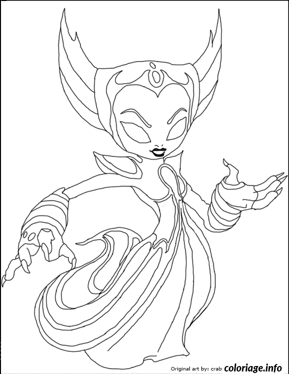 Dessin dessin skylanders 88 Coloriage Gratuit à Imprimer