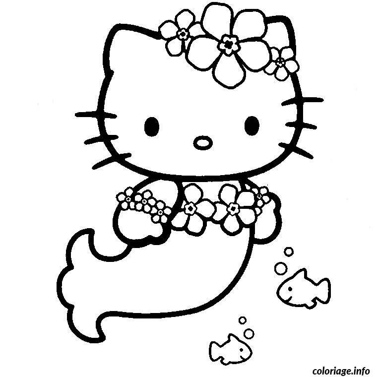 Dessin dessin hello kitty 18 Coloriage Gratuit à Imprimer