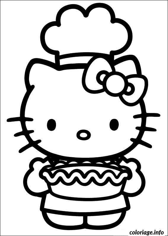 Dessin dessin hello kitty 31 Coloriage Gratuit à Imprimer