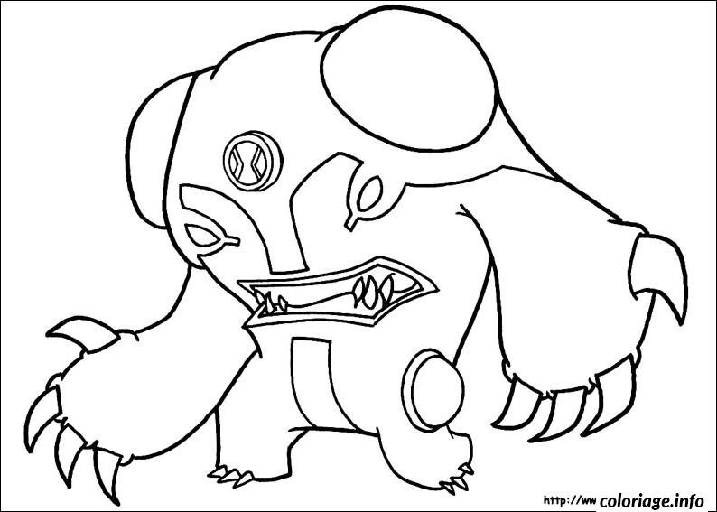 Ben 10 Coloriage A Imprimer Gratuit