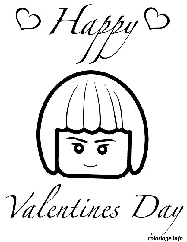 Dessin dessin ninjago nya saint valentin Coloriage Gratuit à Imprimer