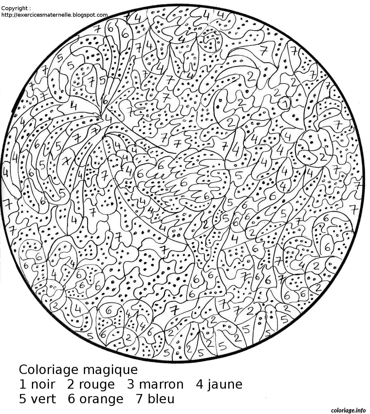 Dessin magique 56 Coloriage Gratuit à Imprimer