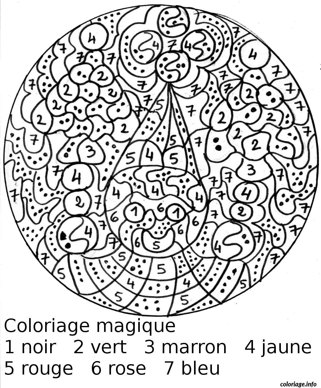 Coloriage Magique 78 dessin