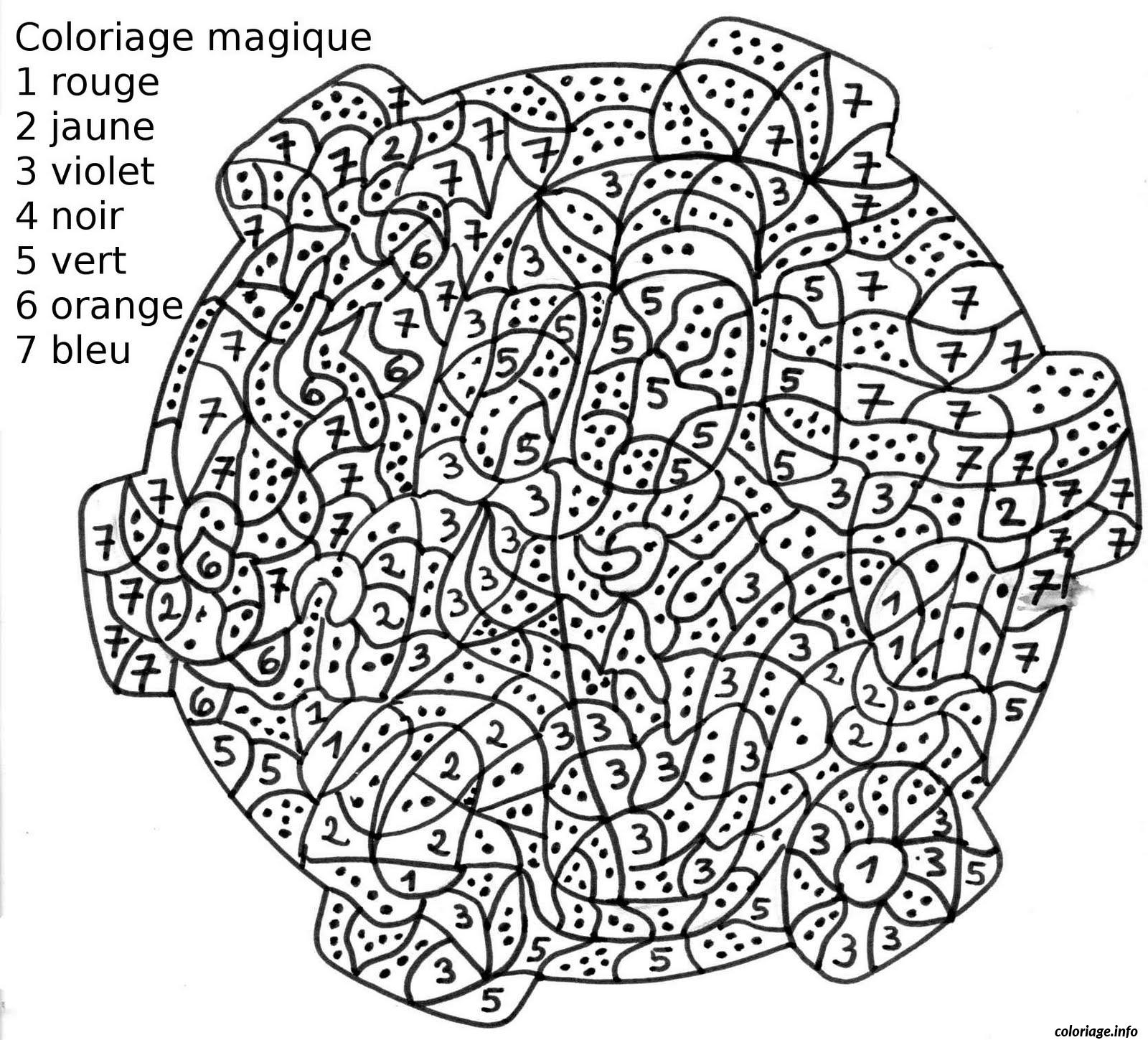 Coloriage Avec Code De Couleur
