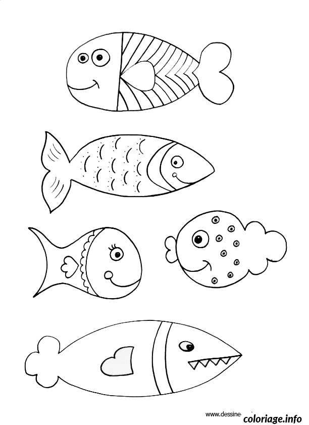 Dessin poisson davril 75 Coloriage Gratuit à Imprimer