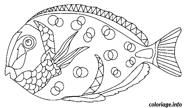 Coloriages Poissons D Avril A Decouper