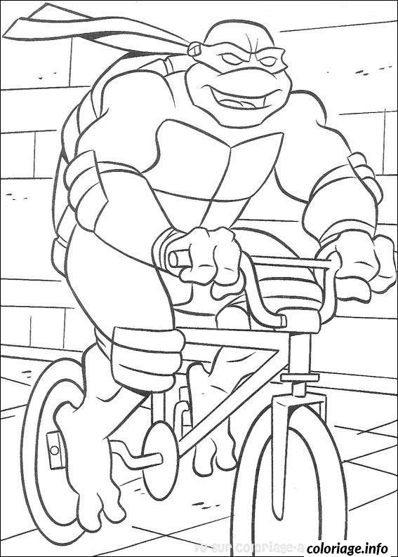 Dessin tortue ninja 29 Coloriage Gratuit à Imprimer