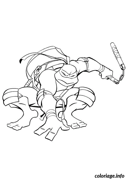 Dessin tortue ninja 34 Coloriage Gratuit à Imprimer