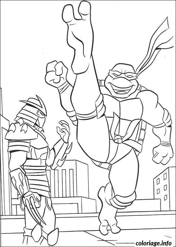 Dessin tortue ninja 48 Coloriage Gratuit à Imprimer