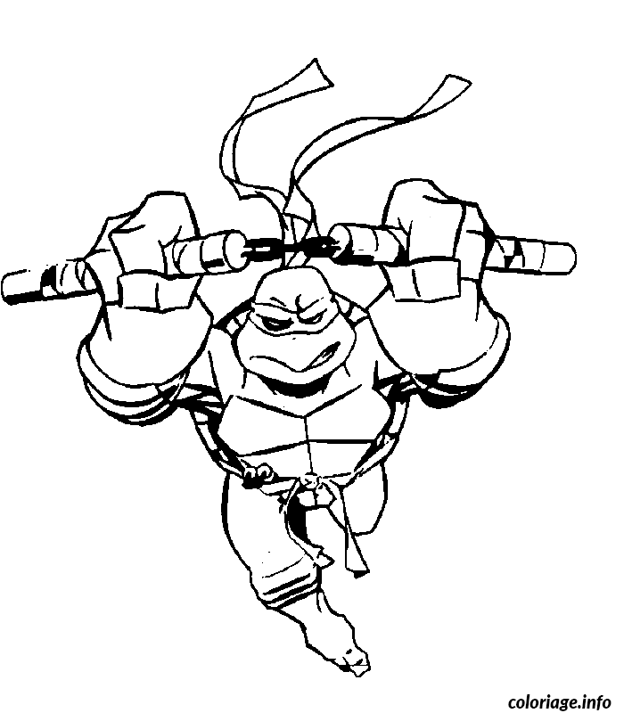 Dessin tortue ninja 30 Coloriage Gratuit à Imprimer