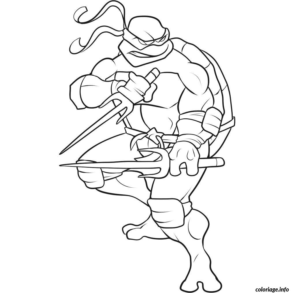 Coloriage Tortue Ninja 122 dessin