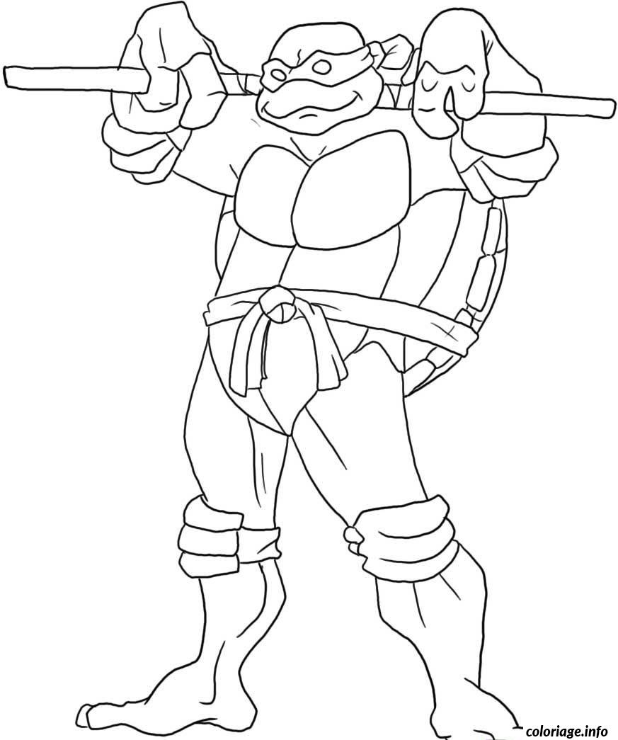 Coloriage Tortue Ninja 188 dessin