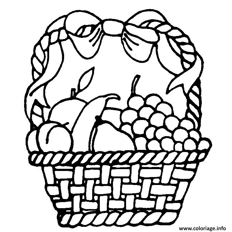 Dessin fruits d automne Coloriage Gratuit à Imprimer