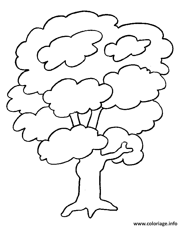 Dessin arbre 57 Coloriage Gratuit à Imprimer