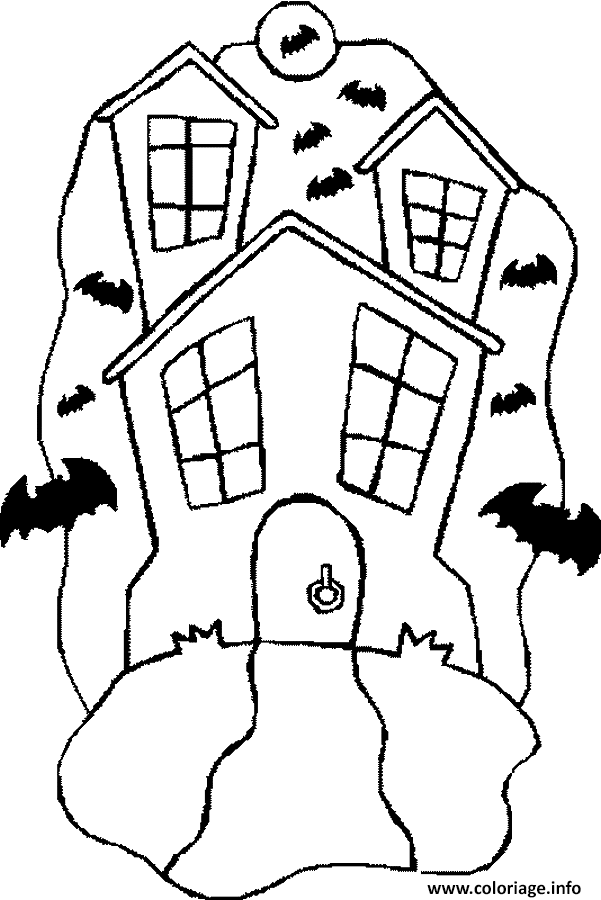 Coloriage géant La maison des souris - The Mouse Mansion