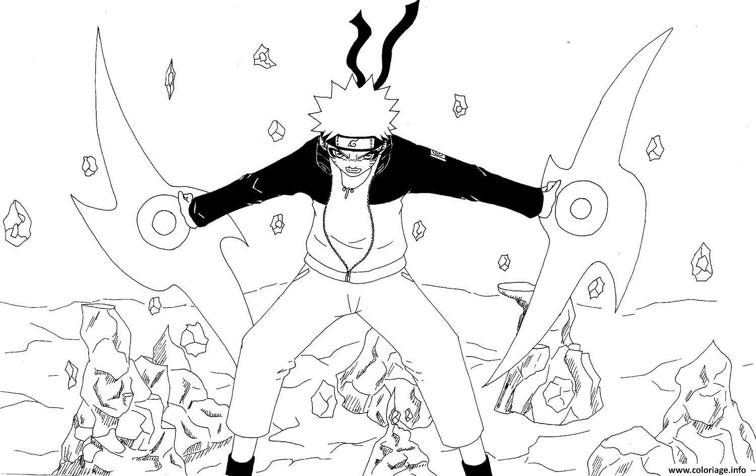 Dessin manga naruto 181 Coloriage Gratuit à Imprimer