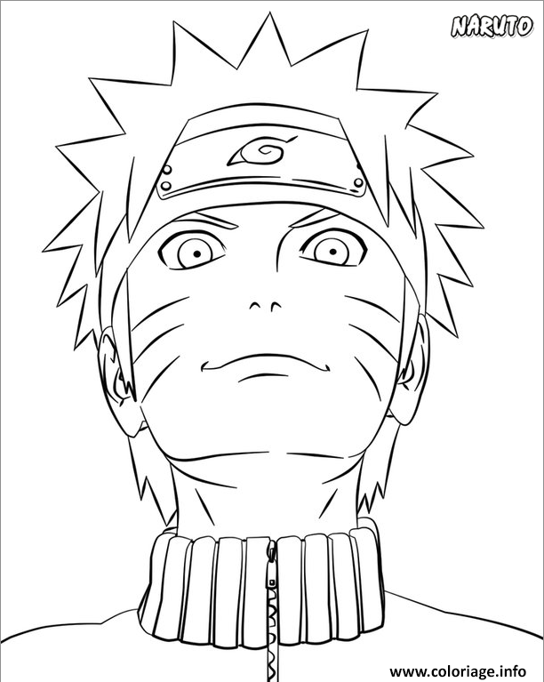 Coloriage Manga Naruto 167 Dessin Naruto à imprimer